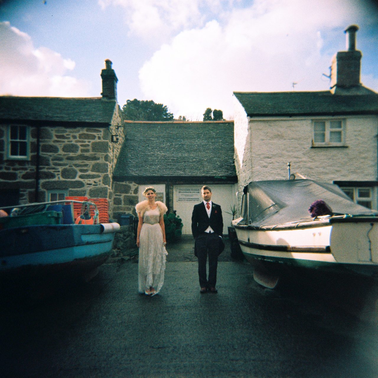 Vintage, elopement, holga