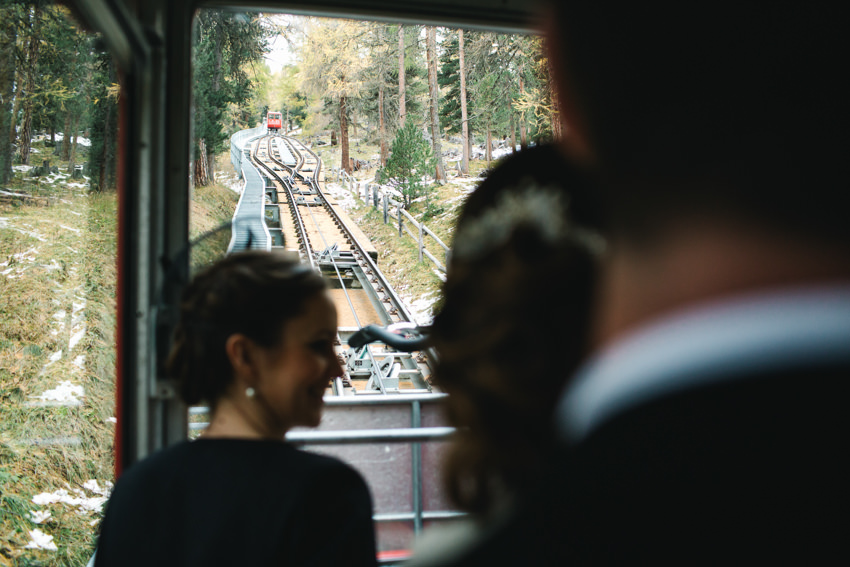 Funicular, Wedding, Swiss, Alps