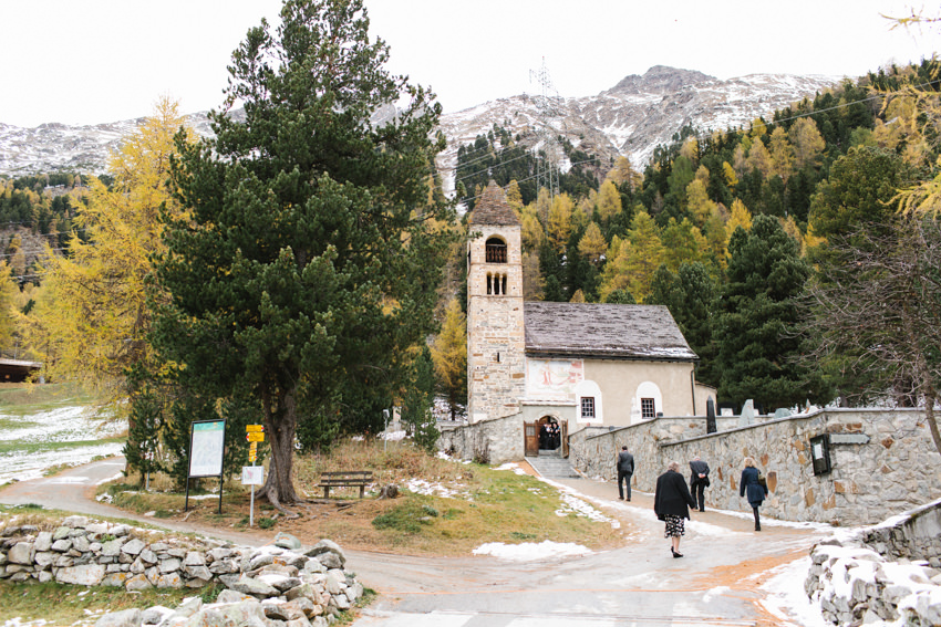 sta maria, wedding, pontresina