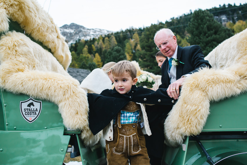 saint maria, pontresina, wedding