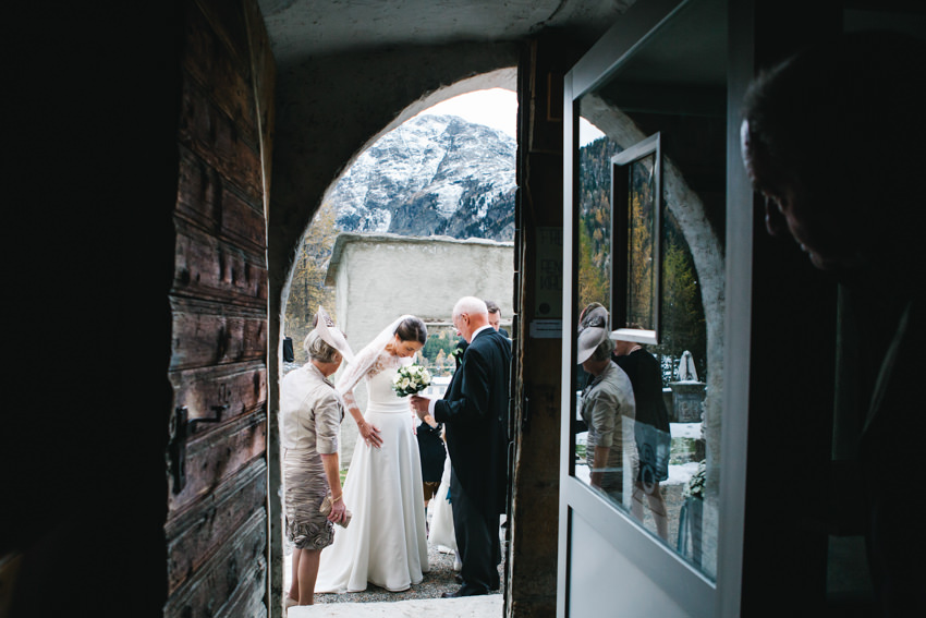 saint maria, pontresina, wedding