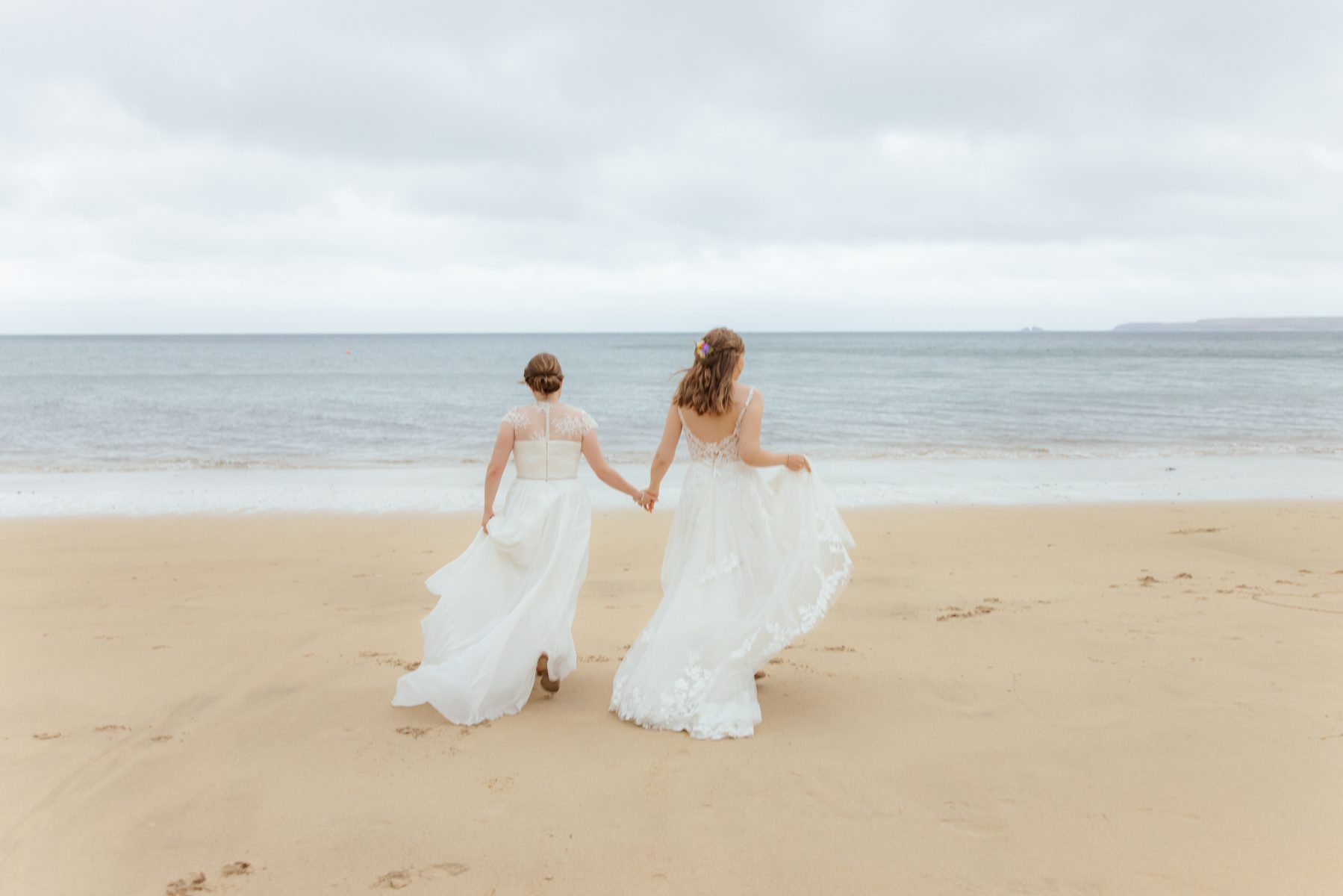Carbis Bay wedding on the beach